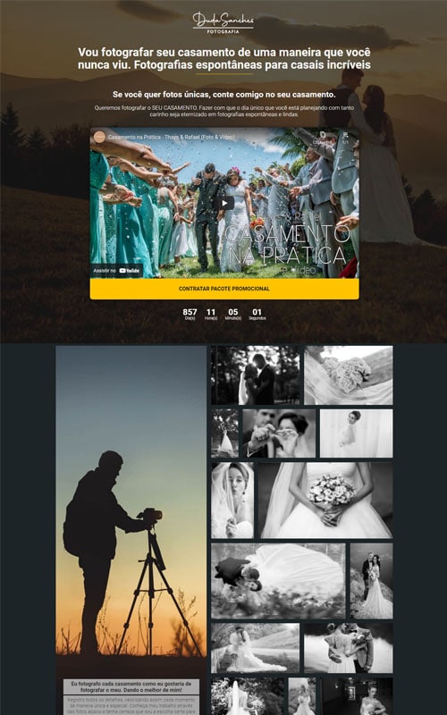 Modelo de landing page para vender planos, serviços, produtos e cursos