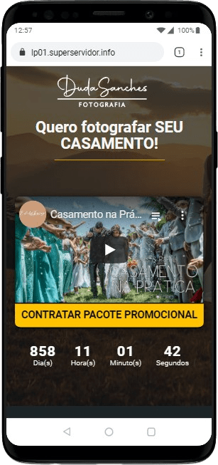 Modelo de landing page para vender planos, serviços, produtos e cursos